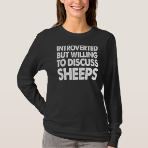 Einleitung, aber willentlich Diskussion über Schaf T-Shirt