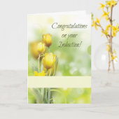 Einleitung des Baptist Minister Glückwunsch Karte (Gelbe Blume)