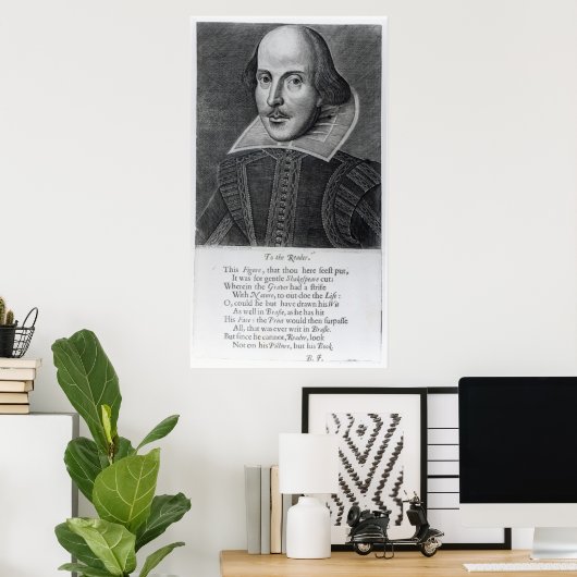 Einleitung, "Herr William Shakespeares Poster (Heimbüro)
