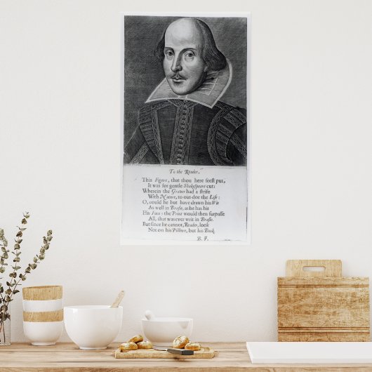 Einleitung, "Herr William Shakespeares Poster (Küche)