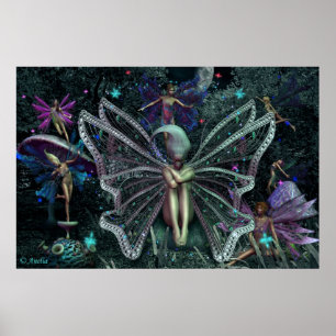 Einleitung zu einem nächtlichen Charme (Plakat) Poster