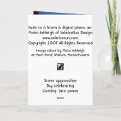 Einleitung zu einem Sturm Karte (Rückseite)