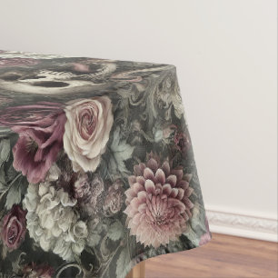 Einlesen in die Rose - Gotische Großschrift Tischdecke