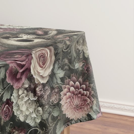 Einlesen in die Rose - Gotische Großschrift Tischdecke (Beispiel)