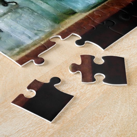 Einmachende Gläser auf Regal Puzzle (Seite)