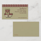 Einmachende Visitenkarte (Vorne/Hinten)