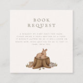 Einmal auf Anfrage für das Woodland-Buch Begleitkarte (Vorderseite)