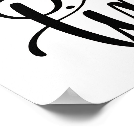 Einmal auf dem Poster (Ecke)