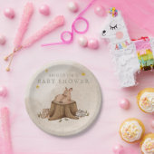 Einmal auf dem Woodland Storybook Pappteller (Party)