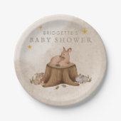 Einmal auf dem Woodland Storybook Pappteller (Vorderseite)