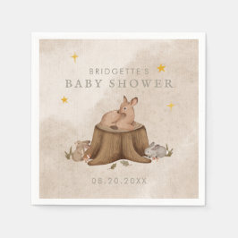 Einmal auf dem Woodland Storybook Serviette