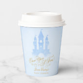 Einmal auf der Messe Burg Babydusche Pappbecher (Rückseite)