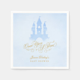 Einmal auf der Messe Burg Babydusche Serviette