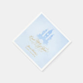 Einmal auf der Messe Burg Babydusche Serviette (Ecke)