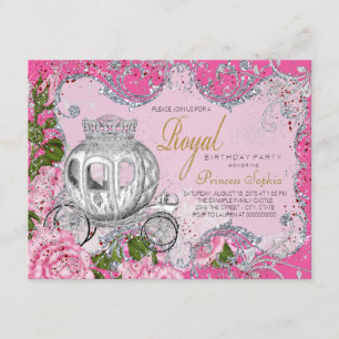 Einmal auf die Geburtstagspartei Prinzessin Einladung