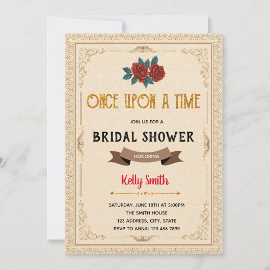 Einmal auf die Zeit duschen Einladung (Vorderseite)