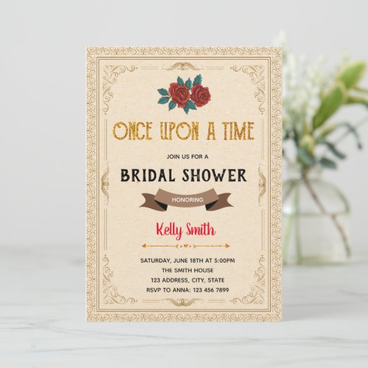 Einmal auf die Zeit duschen Einladung (Stehend Vorderseite)