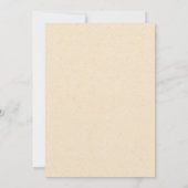 Einmal auf die Zeit duschen Einladung (Rückseite)