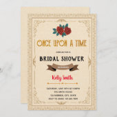 Einmal auf die Zeit duschen Einladung (Vorne/Hinten)