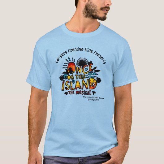 Einmal auf dieser Insel T - Shirt (Vorderseite)