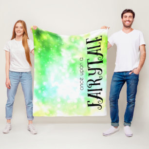 Einmal auf einem Märchen Fleecedecke