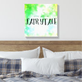 Einmal auf einem Märchen Leinwanddruck (Insitu (Schlafzimmer))