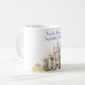 Einmal auf einem Twin Castle & Carriage Kaffeetasse (Vorderseite Links)