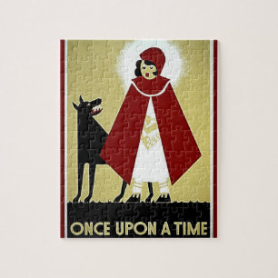 Einmal auf einem Zeitplakat, Red Riding Hood und W Puzzle
