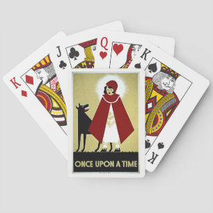 Einmal auf einem Zeitplakat, Red Riding Hood und W Spielkarten