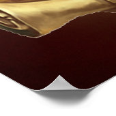 Einmal auf einer Hochzeitkarte Poster (Ecke)