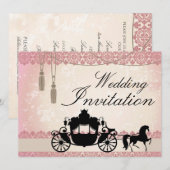 Einmal auf Hochzeit Einladung (Vorne/Hinten)