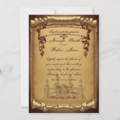 Einmal auf Hochzeit Einladung (Vorderseite)