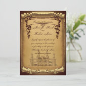 Einmal auf Hochzeit Einladung (Stehend Vorderseite)