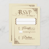 Einmal auf Hochzeit RSVP (Vorne/Hinten)