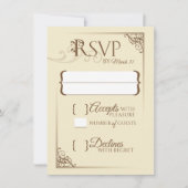 Einmal auf Hochzeit RSVP (Vorderseite)