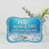 Einmal auf Hochzeitsreise Einladung (Stehend Vorderseite)