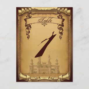 Einmal auf Hochzeitstag Tischnummer