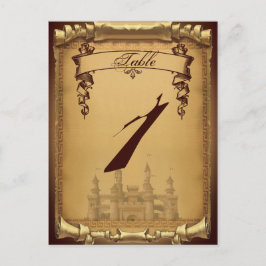 Einmal auf Hochzeitstag Tischnummer