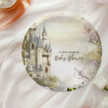 Einmal auf Märchenschloss Babydusche Pappteller<br><div class="desc">Machen Sie Ihre Babydusche noch zauberhafter mit unseren Tellern "Once Upon a Time Märchenschloss". Diese Teller ergänzen Ihre Prinzessfeier und bestechen durch eine skurrile Märchenburg mit sanften Pastelltönen, funkelnden Details und zarten Goldakzenten. Das bezaubernde Design verleiht Ihrem Tisch ein Gefühl von Wunder und Eleganz, sodass sich jede Mahlzeit wie ein...</div>