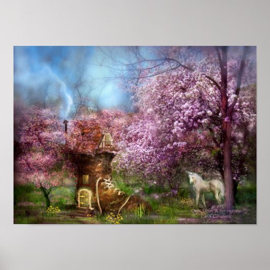 Einmal auf Springtime Art Poster/Print Poster (Vorne)