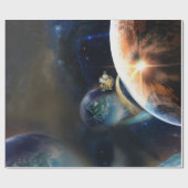 Einmal auf Zeitverpackungspapier Geschenkpapier (Flach)