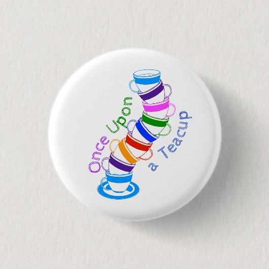 Einmal bei einem Teacup Collectif-Button Button (Vorderseite)