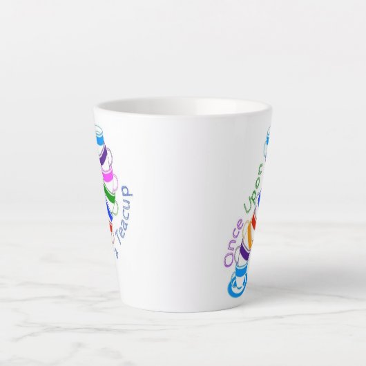 Einmal bei einer Teacup-Tasse Milchtasse (Vorderseite)