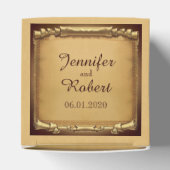 Einmal bei einer Time-Gastgeschenk Hochzeit Geschenkschachtel (Oben)