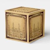 Einmal bei einer Time-Gastgeschenk Hochzeit Geschenkschachtel (Rückseite)