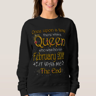 Einmal dort eine Königin, die im Februar 2002 Gebo Sweatshirt