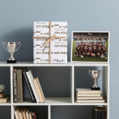 Einmal ein Adler, immer ein Adler. Brown Typografi Geschenkpapier