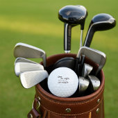 Einmal ein Adler, immer ein Adler. Dunkelbraun-Min Golfball