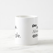 Einmal ein Adler, immer ein Adler. Inspirierend Kaffeetasse (Mittel)