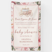 Einmal ein Baby-Dusche von Princess. Banner (Vertikal)